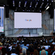 Google CEO Sundar Pichai delivering last year’s Google I/O keynote